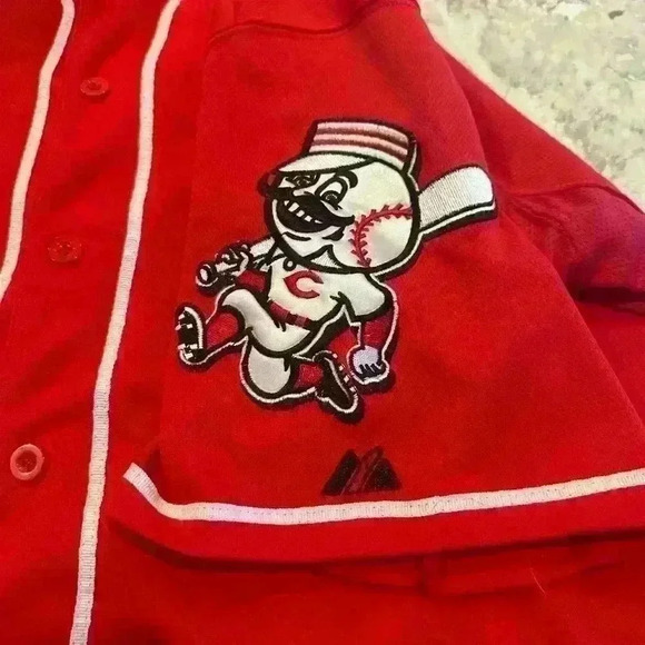 Red’s Authentic Collection Apparel Stitched Votto Jersey Size 52 - Picture 4 of 6